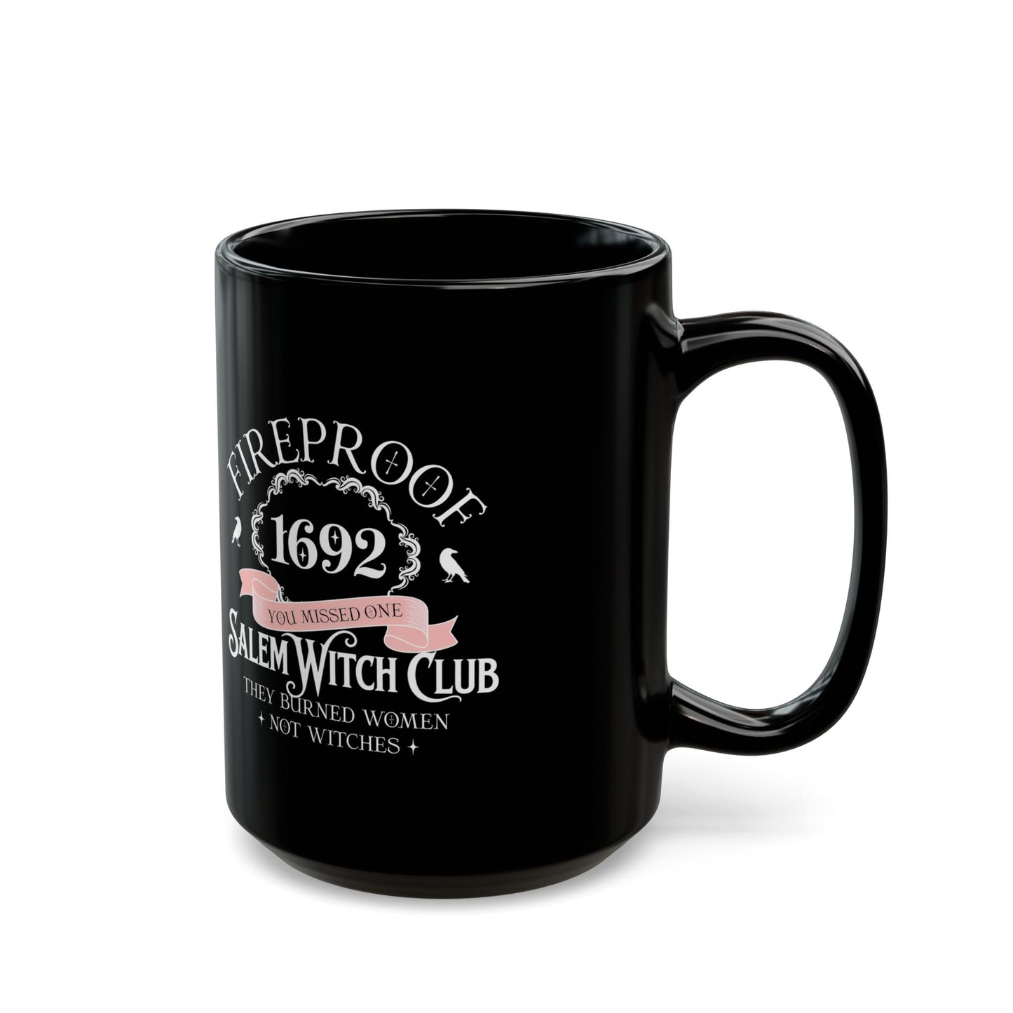 Salem Witch Club Mug | Fireproof Design | Halloween Gift, Spooky Decor, Witchcraft Accessory, Perfect for Cofee Lovers