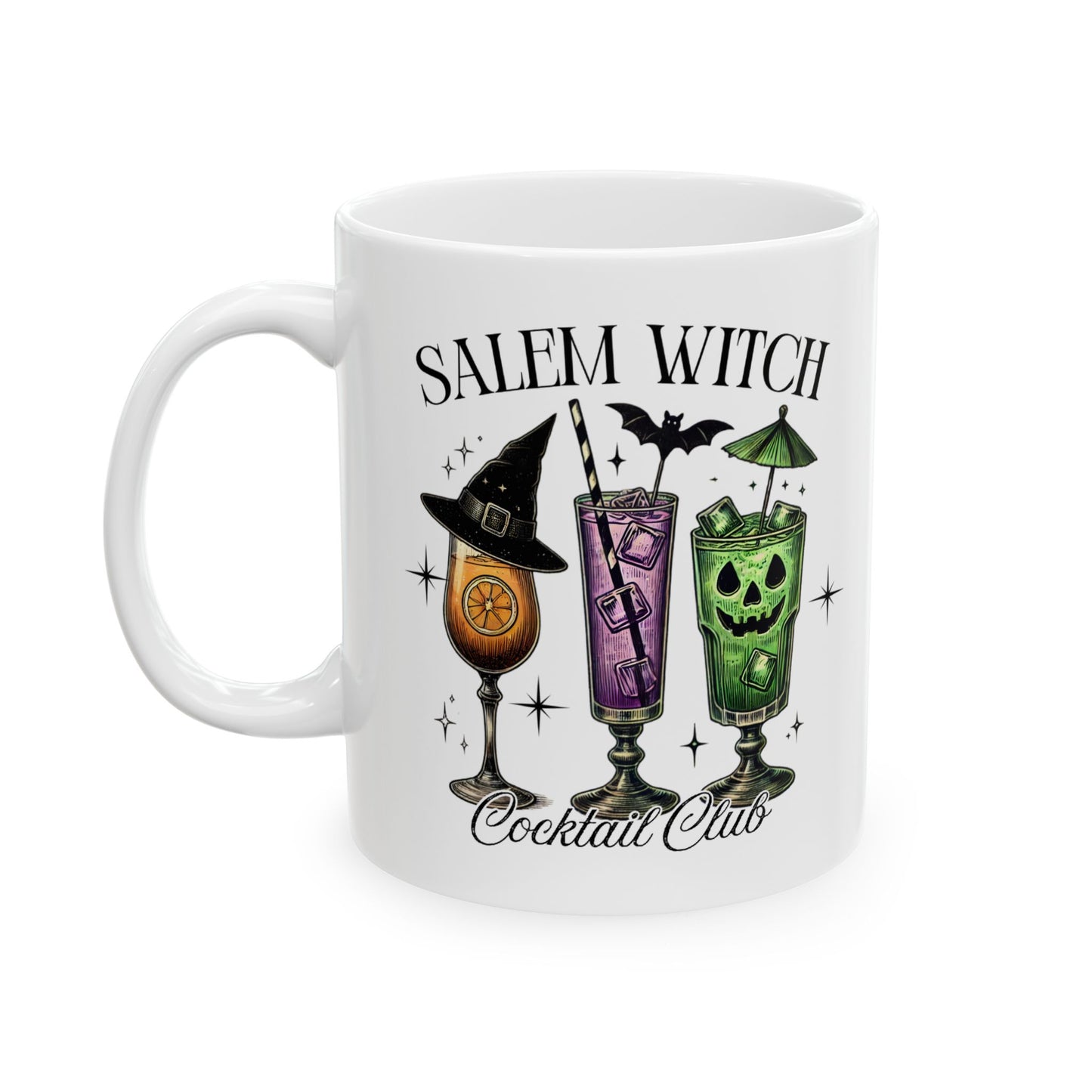 Witchy Ceramic Mug - Perfect for Halloween, Coffee Lovers, Gift for Her, Witch Decor, Spooky Vibes
