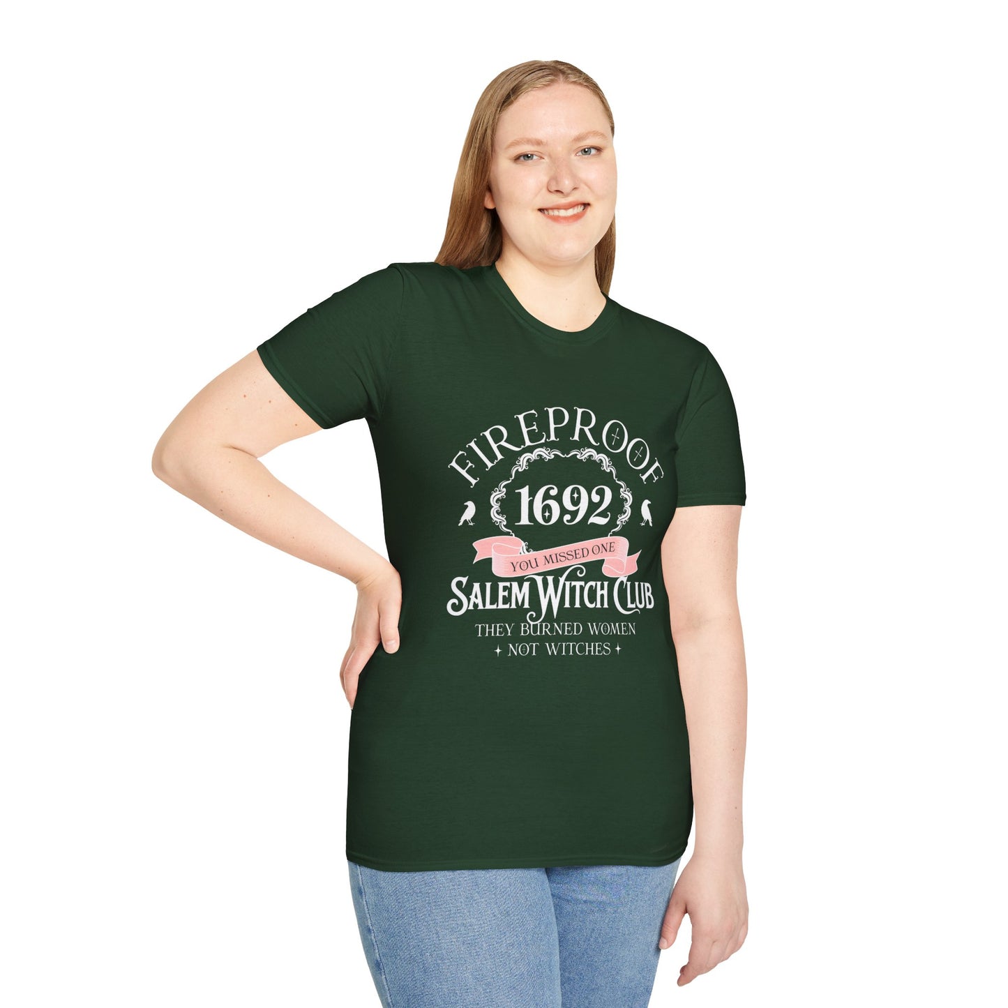 Salem Witch Club T-Shirt, Unisex Graphic Tee, Halloween Gift, Witchcraft Apparel, Vintage Style Shirt