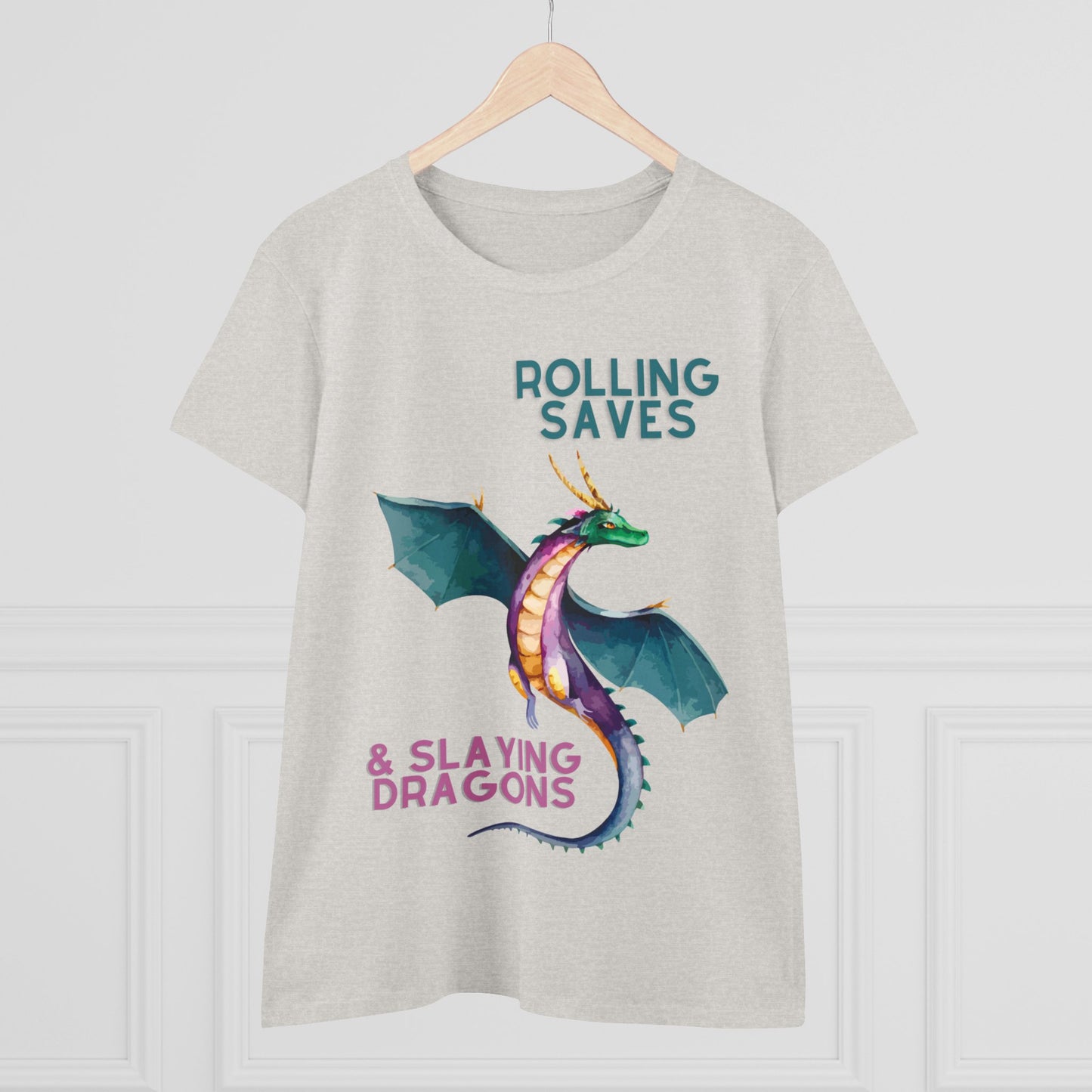 Rolling Saves & Slaying Dragons Women's Cut T-Shirt