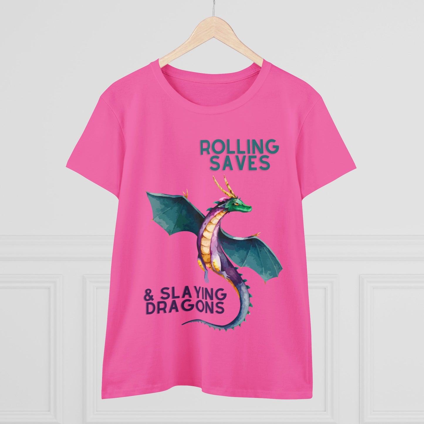 Rolling Saves & Slaying Dragons Women's Cut T-Shirt