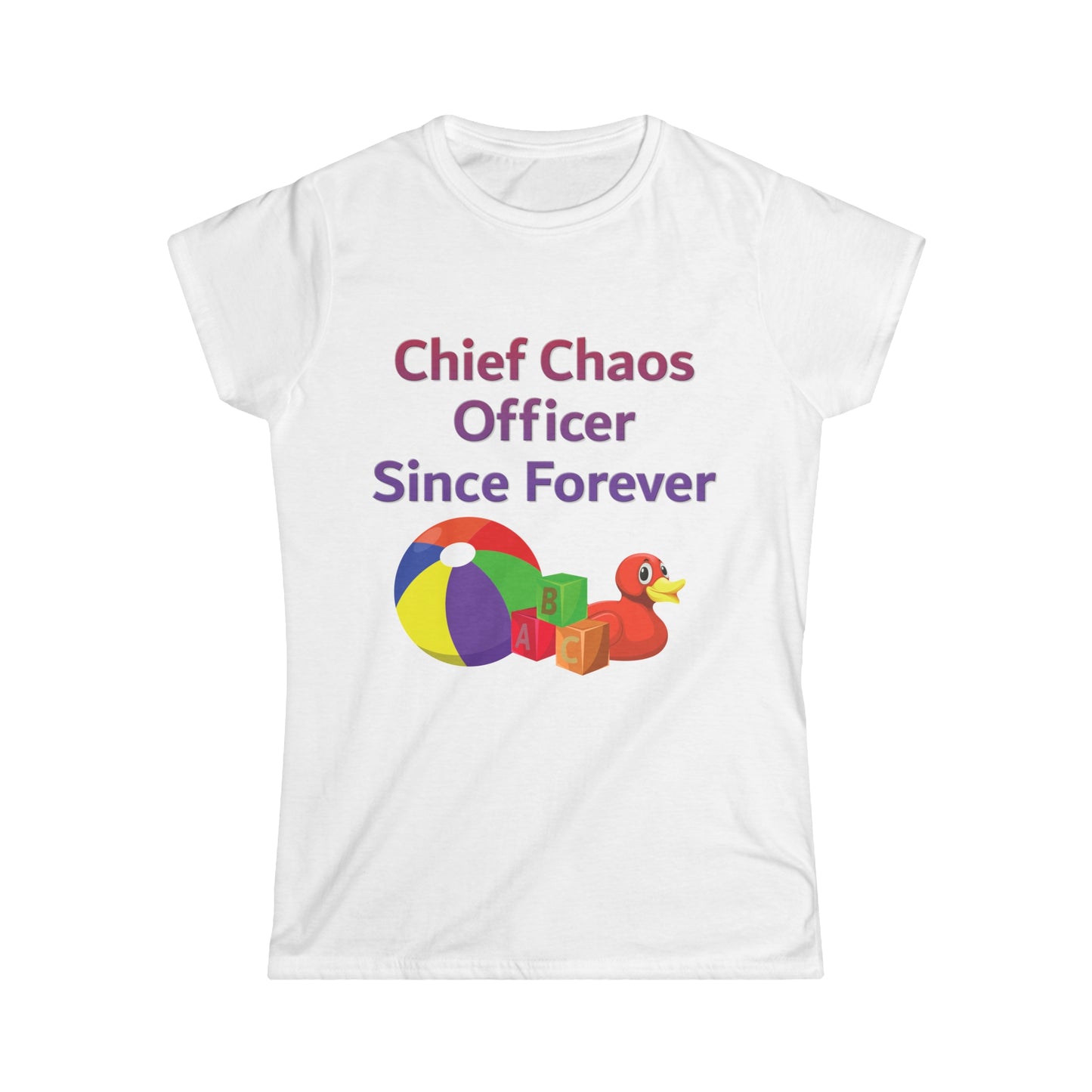 Chief Chaos Officer Women's Softstyle Tee