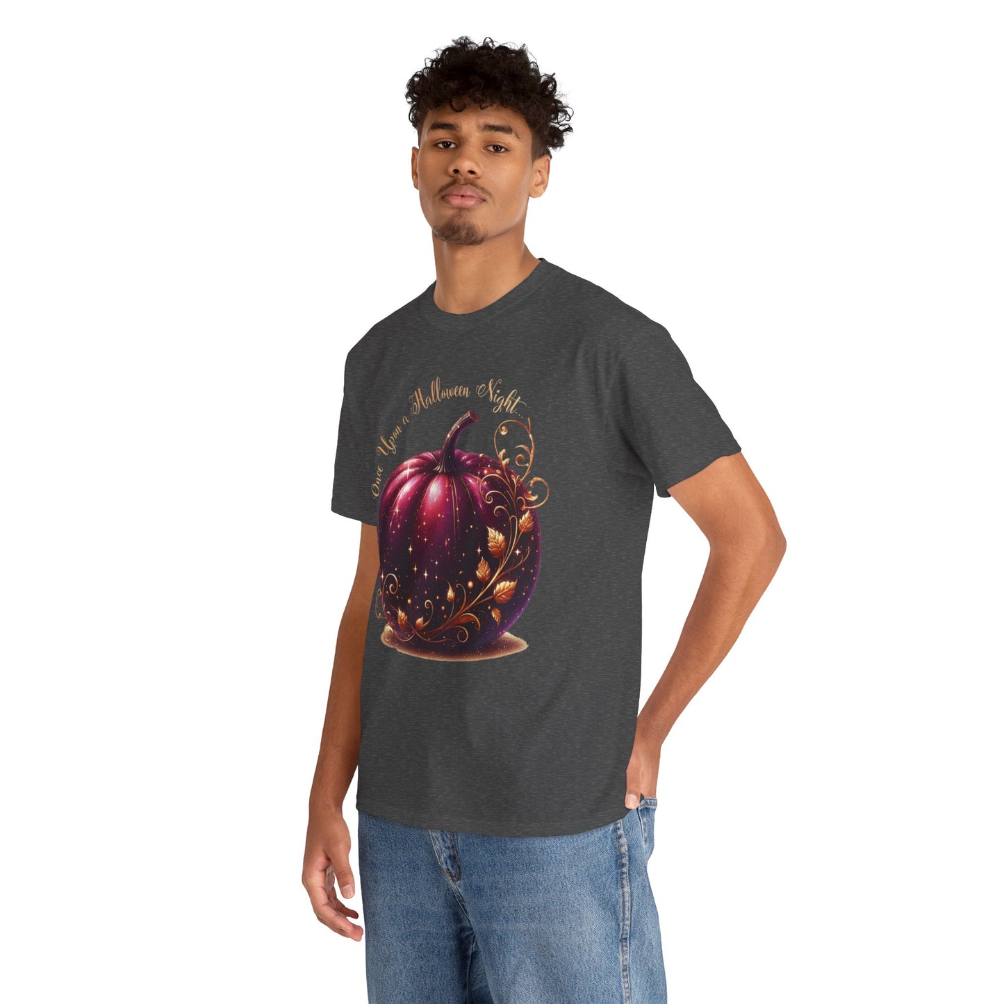 Spooky Pumpkin Tee, Halloween Shirt, Fall Fashion T-Shirt, Unisex Halloween Cotton Tee, Casual Witchy Outfit, Autumn Celebration Wear